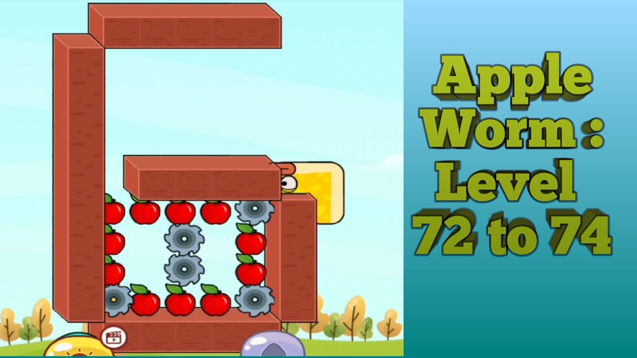 Apple Worm Game Apple Worm Logic Game Worm Apple Logic and Puzzle