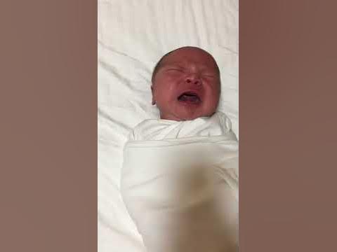 Newborn baby crying - YouTube