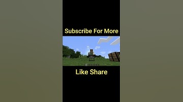 HOW TO MAKE A WORKING CHAIR IN MINECRAFT WITHOUT MINECART #Shorts #youtubeshorts #roadto1k