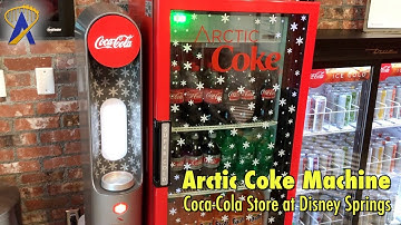 Arctic Coke Machine inside Coca-Cola Store at Disney Springs