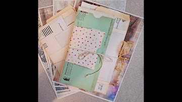 Stacked Envelopes on File Folder Journal Revisited ~ Part 1 (making the base)