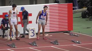 予選/U20男子110ｍＨ1組　日本選手権陸上2021