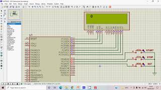Mikro (M11): Stop Watch & Keypad - ATmega16