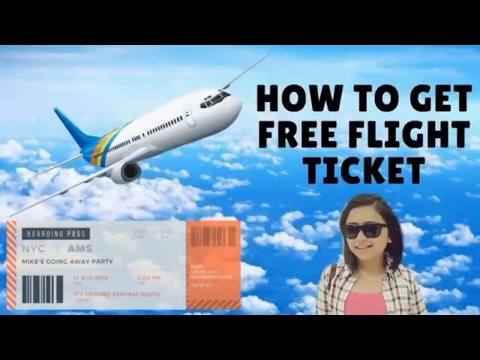 How to get  a free flight ticket