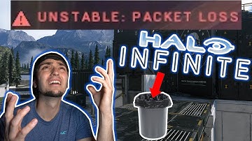3K PING?! | WHAT PLAYING ON UNSTABLE LATENCY IN HALO INFINITE LOOKS LIKE!!