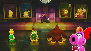 Super Mario Party Sound Stage Koopa Troopa vs Bowser jr vs Donkey Kong vs Wario Hard