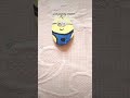 Rock painting minion cartoon character minion💕❤️🥰🎨🖌️