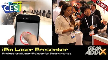 iPin Laser Pointer for Smartphones (CES 2014)