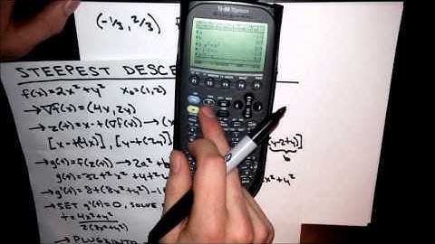 Method of Steepest Descent Steps Part 2