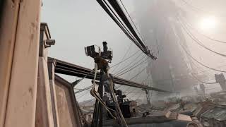 Half Life Alyx; Walkthrough of the first one hour with Oculus Quest and PC below minimum specs