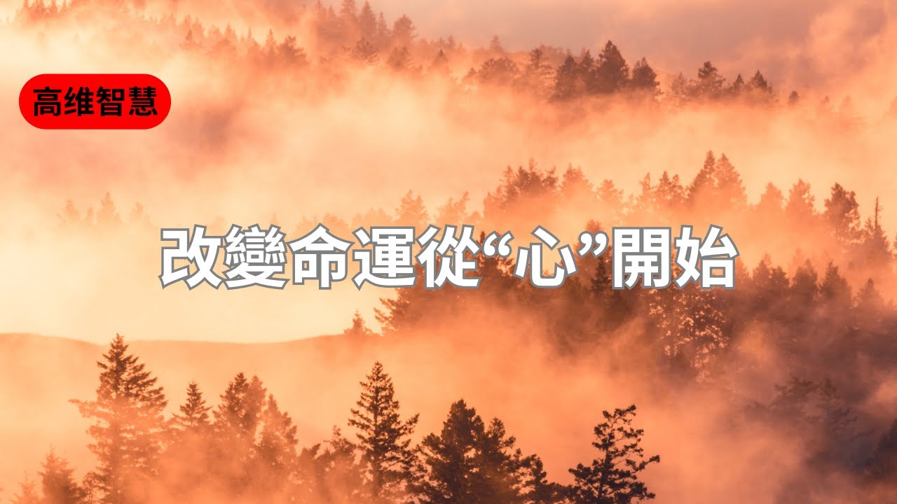 高維智慧|揭秘命運法則,想改變命運從“心”開始,學會善護念 - YouTube