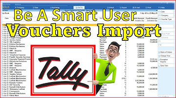 how to import voucher in Tally Prime and Tally ERP9 | how to import sales voucher in tally