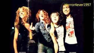 Metallica - James, Cliff and Lars singing for Kirk, Paris,France - Espace Ballard 1984-11-18 HD