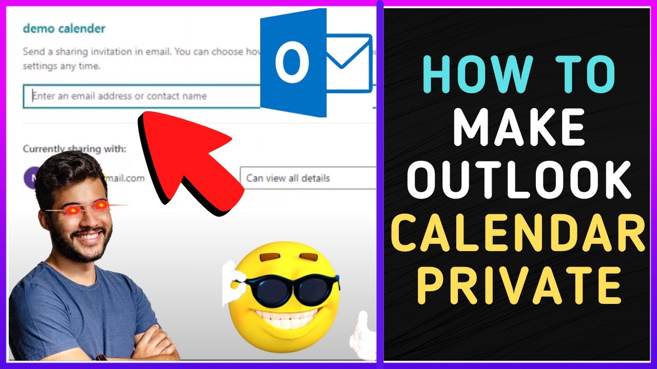 How to Make Outlook Calendar Private? YouTube