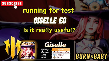 test new limited hero / GISELLE E0 gameplay - Infinite Magicraid