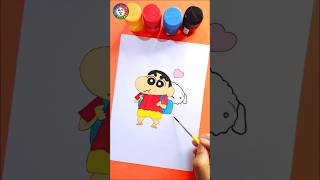 How to draw SHINCHAN with SHIRO step by step - YouTube