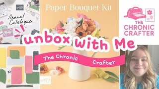 Unboxing of Paper Bouquet Kit!