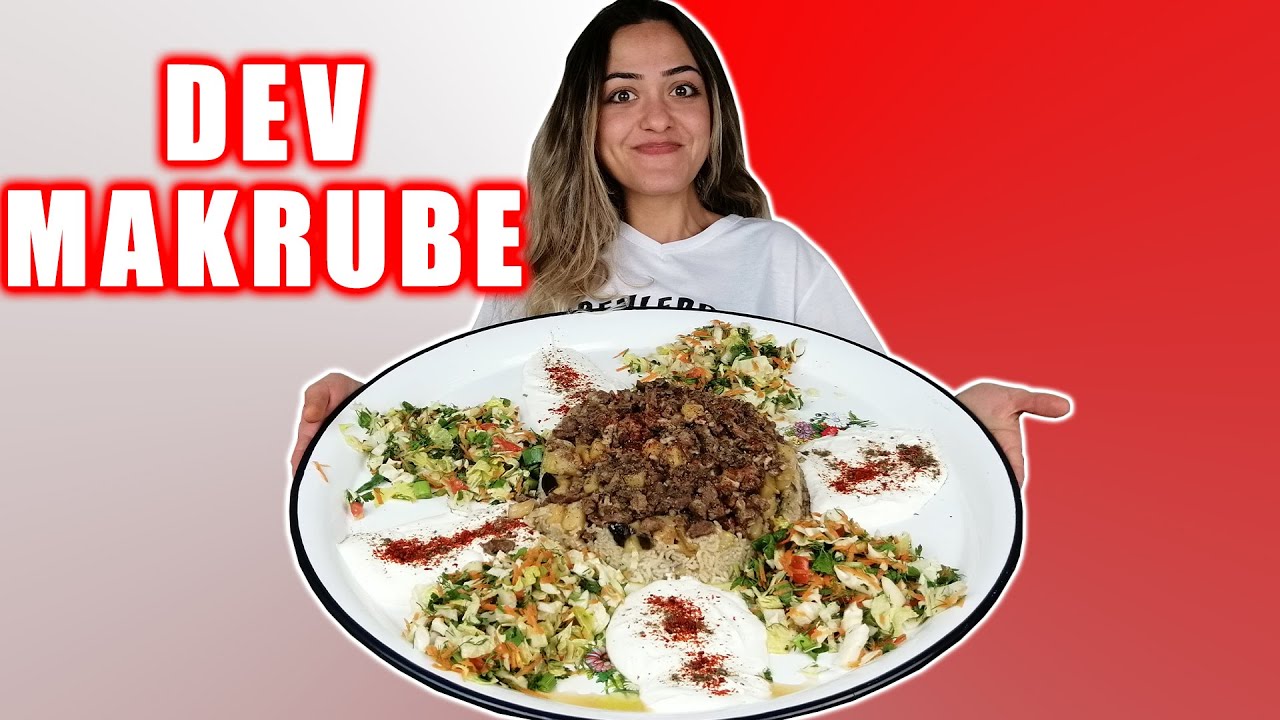 8 KİŞİLİK DEV MAKRUBE YEME REKORU KIRDIM!-Yöresel Lezzetler