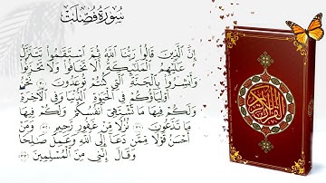 ما تيسر من سورة فصلت (إن الذين قالوا ربنا الله)