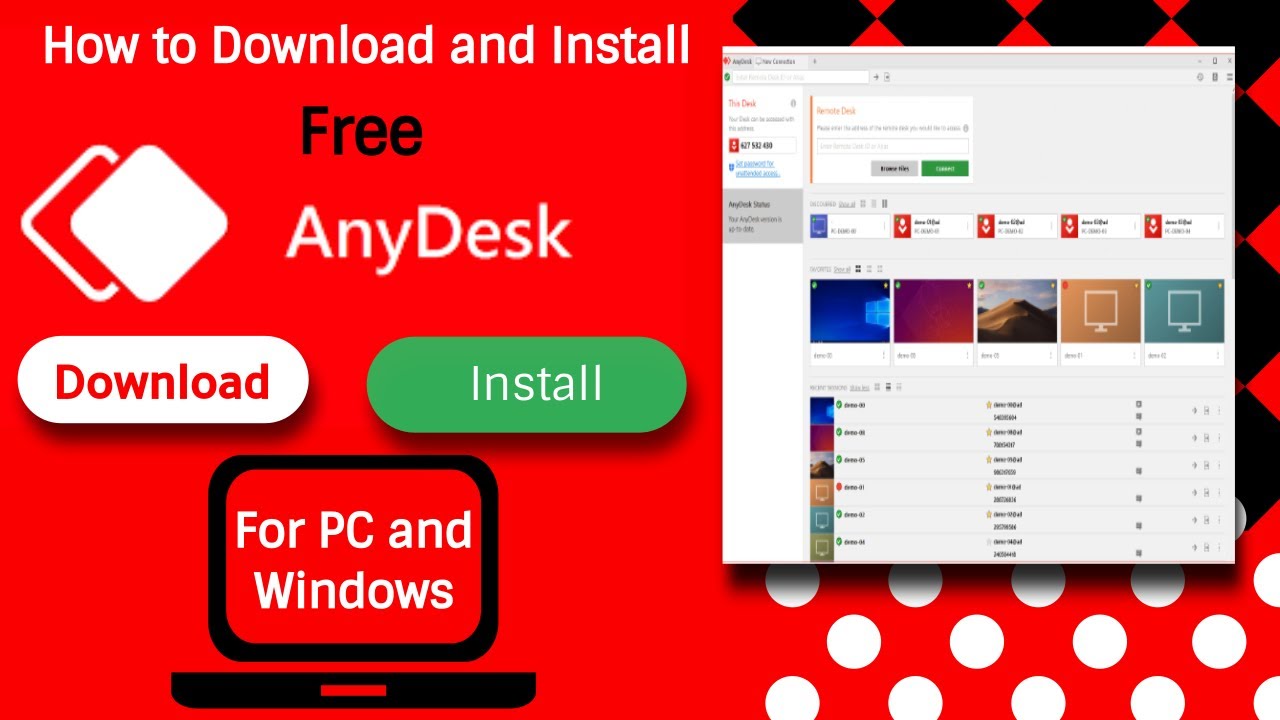 anydesk windows 10 install