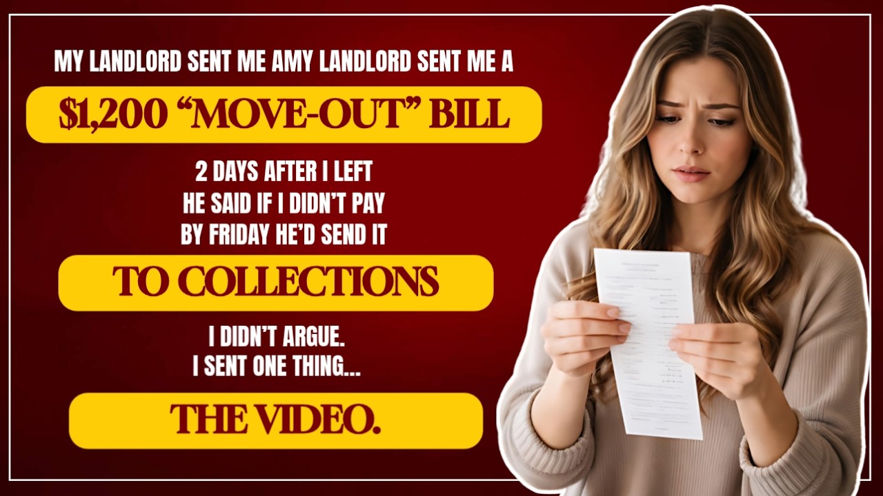My Landlord Sent a $1,200 “Damage” Bill (After Move-Out) — Big Mistake