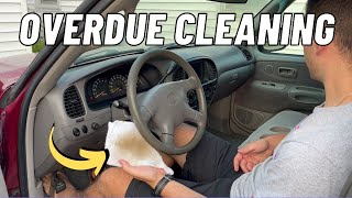 Satisfying interior cleaning of my First Gen Tundra