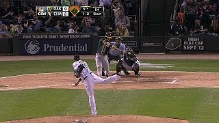 OAK@CWS: Reddick, Lowrie hit back-to-back homers