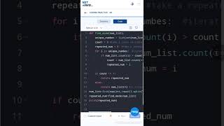 Mode of Numbers using python Nxtwave CCBP #coding #correctcoding #programming #nxtwaveccbp4 #python