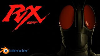 Kamen Rider Black RX Henshin (Fan Remastered) - Blender 3.1 EEVEE Render By EEVEE Rookie