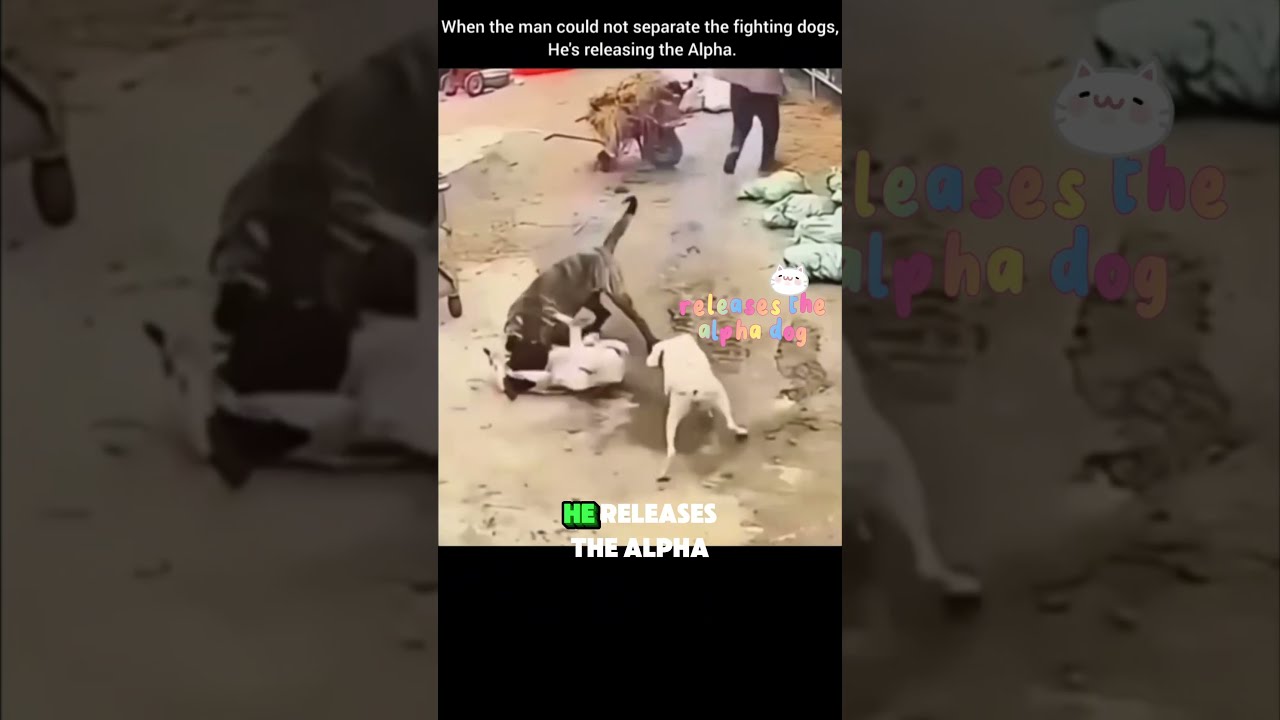 Alpha Dog Stopped Two Dogs Fighting Shorts Dogfight Trendingshorts Viralvideo
