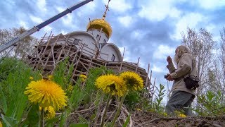 Три храма в день - по России, а у нас в городе строится третий.   Усть-Илимск 2019.