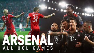 The Return of a Champions League Classic | FC Bayern 🆚 Gunners | ALL UCL Games