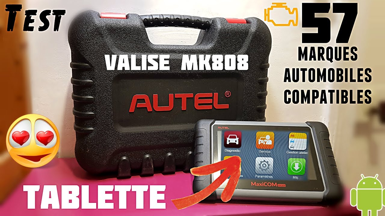 Je teste une valise PRO Autel MaxiCOM mk808 