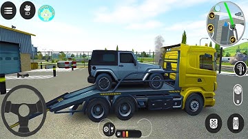 Drive Simulator 2020#3  Gameplay_ Truck driving simulation and construction # Android games