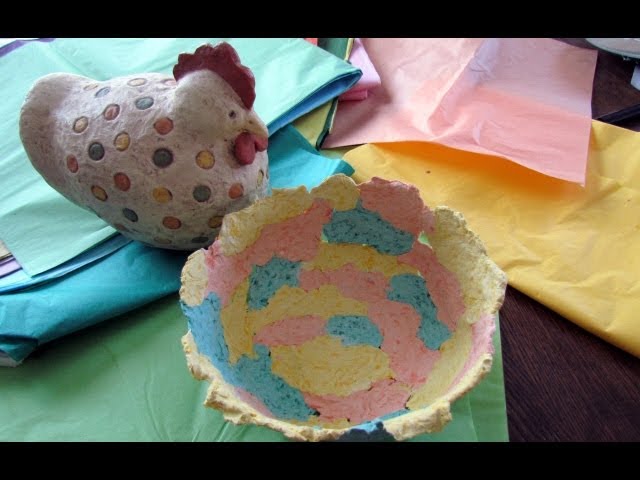 DIY Paper Mâché Bowl - Designed Simple