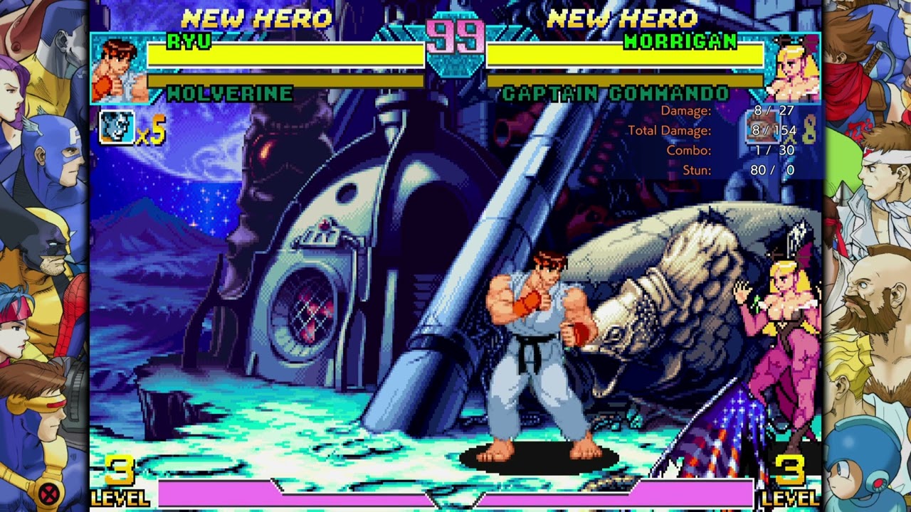 MVC1 Hero_ Hunter10 Ryu 99% Combo Variation