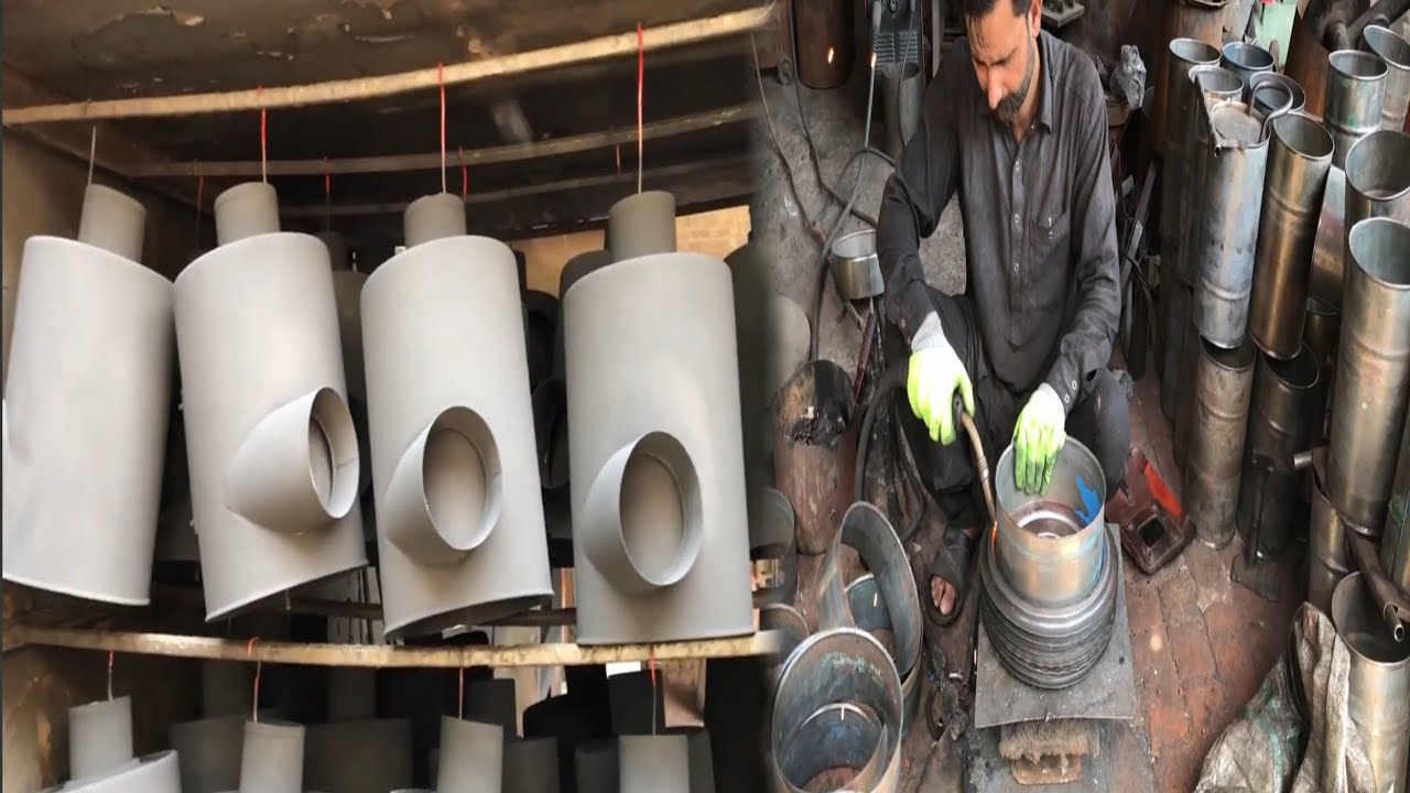 Process of making 8X8 Truck Air Cleaner | Mass production of Air ...