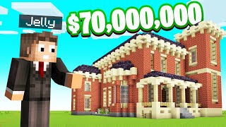 I Built a $70,000,000 MANSION In Minecraft… (Mansion Tycoon)