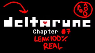 Deltarune Chapter 7 Leak 100% Real