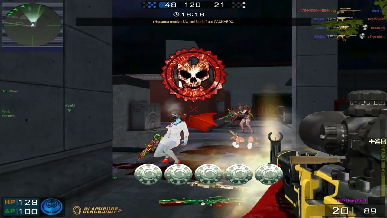 [BlackShot SEA] Rouuu Competitive #204- dqmnteo come back with 37/11 boom power😂😂