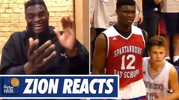 Zion Williamson Breaks Down The Viral Video of Him Being Guarded by The 5’6 Kid | w/ JJ Redick
