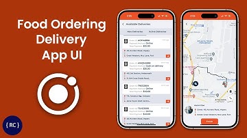 Food Ordering App UI in Ionic | Delivery Boy App