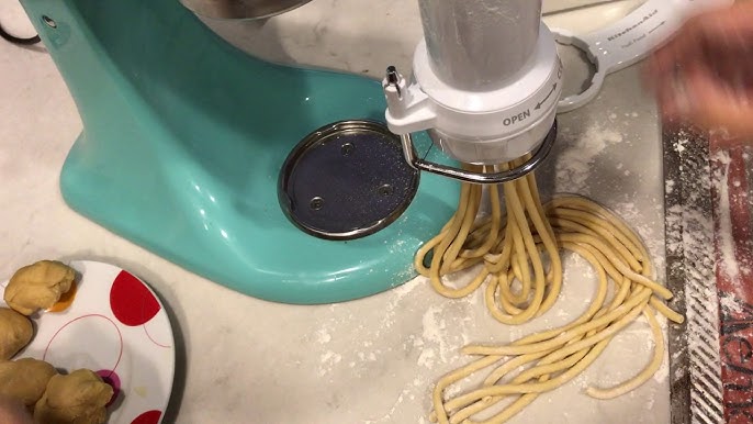 Recipes: Lucas Test Drives Our New KitchenAid Pasta Extruder