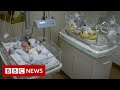 Premature babies struggling for life in Ukrainian cities bombed by Russia - BBC News