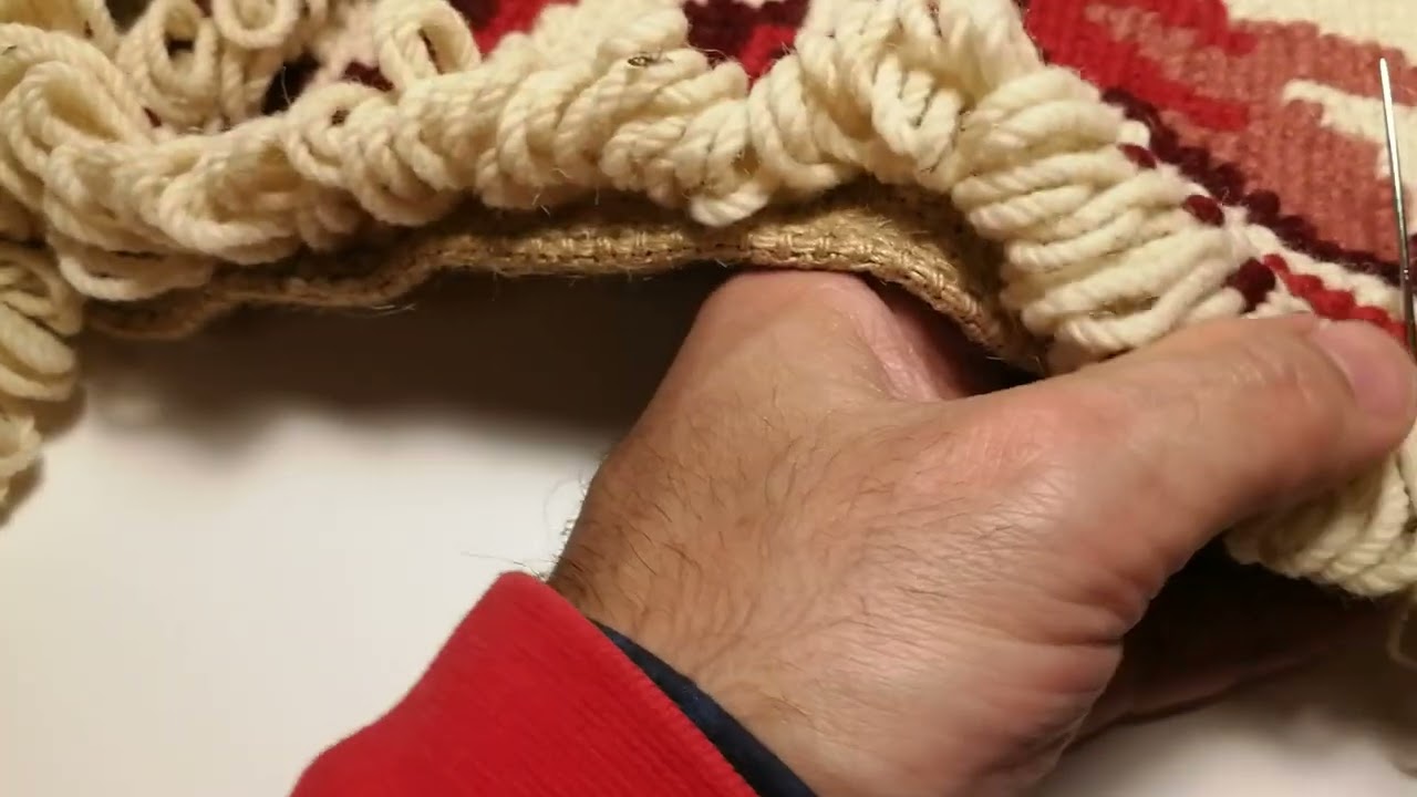 Aula de Arraiolos nº3 - Colocação de franja