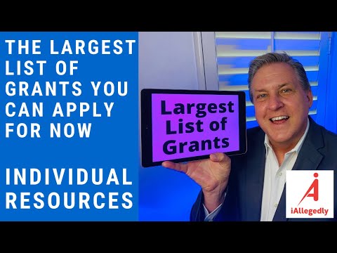 The Largest List of Individual Grants you can apply for now