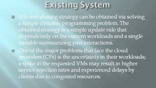 Famous 2014 IEEE JAVA/.NET A Novel Economic Sharing Model in a Federation of Selfish Cloud Providers Profile