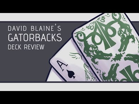 David Blaine Gatorbacks