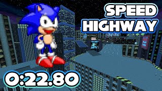 tas Srb2  Speed Highway W Flying Sonic  02280