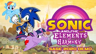 Sonic and the Elements of Harmony (Sonic x MLP Fangame) SAGE 2020 Demo Out Now! (Windows Only)